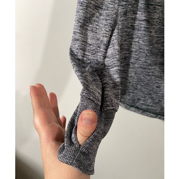 Oregon Ducks Women’s Quarter Zip Pullover in Gray w/ Thumb Holes Size Small - Picture 5 of 9